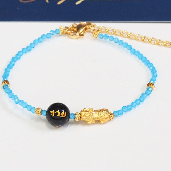 Gold Pi Xiu Pendant | Pure 24K Gold Wire Charm | Anya