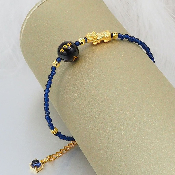 Gold Pi Xiu Pendant | Pure 24K Gold Wire Charm | Anya