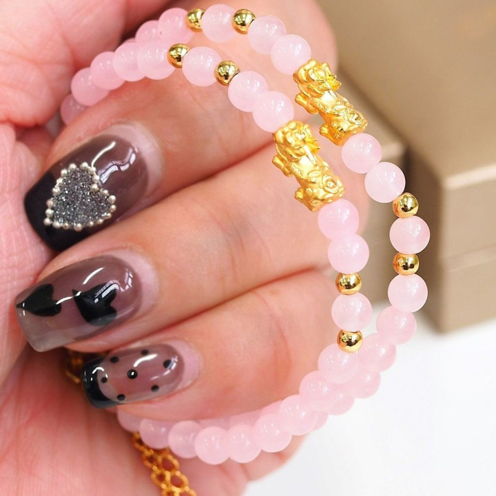 Gold Pi Xiu Pendant | Pure 24K Gold Wire Charm | Anya