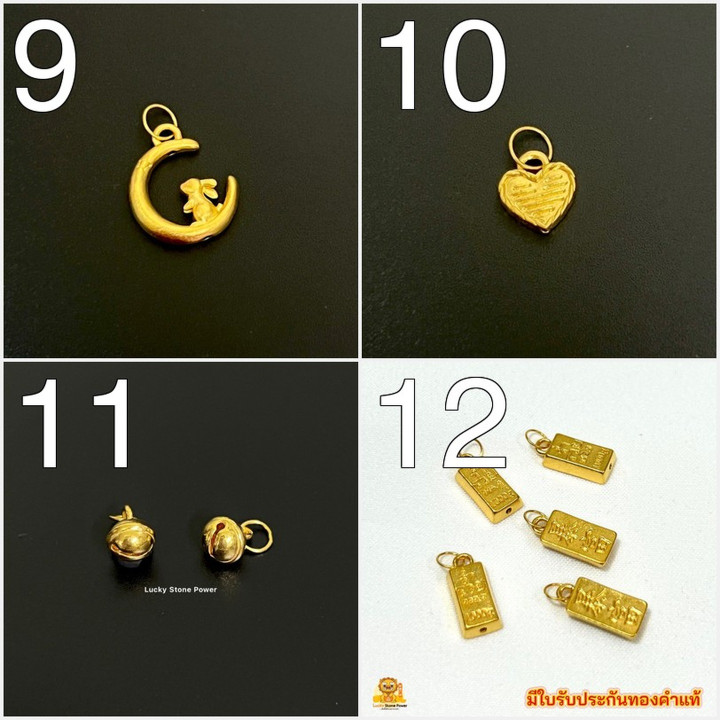 纯金吊坠 | 99.9% 黄金，精致且经认证