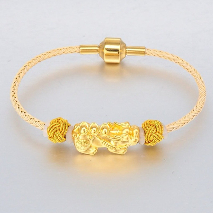 Gold Pi Xiu Pendant | Lucky Charm | 99.9% Pure Gold