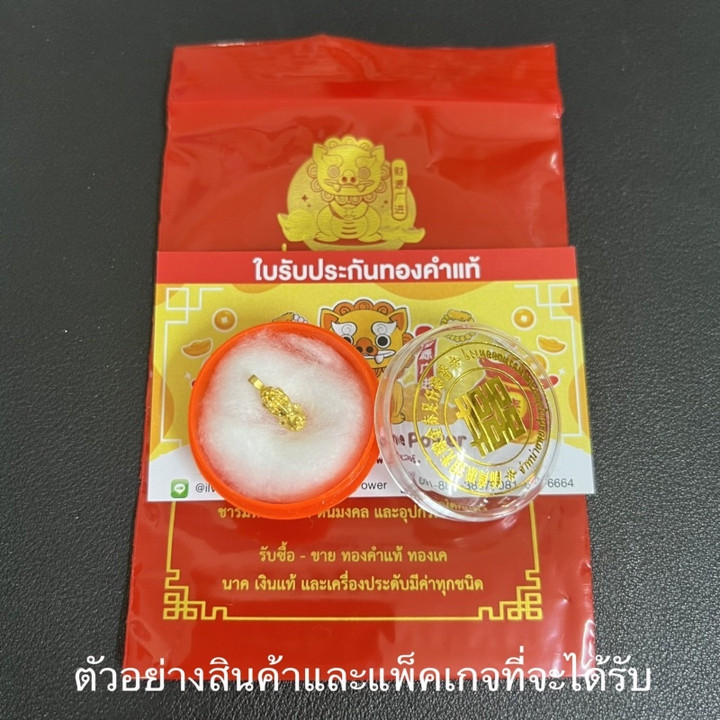 纯金貔貅吊坠 | 寓意吉祥平安 | 已认证