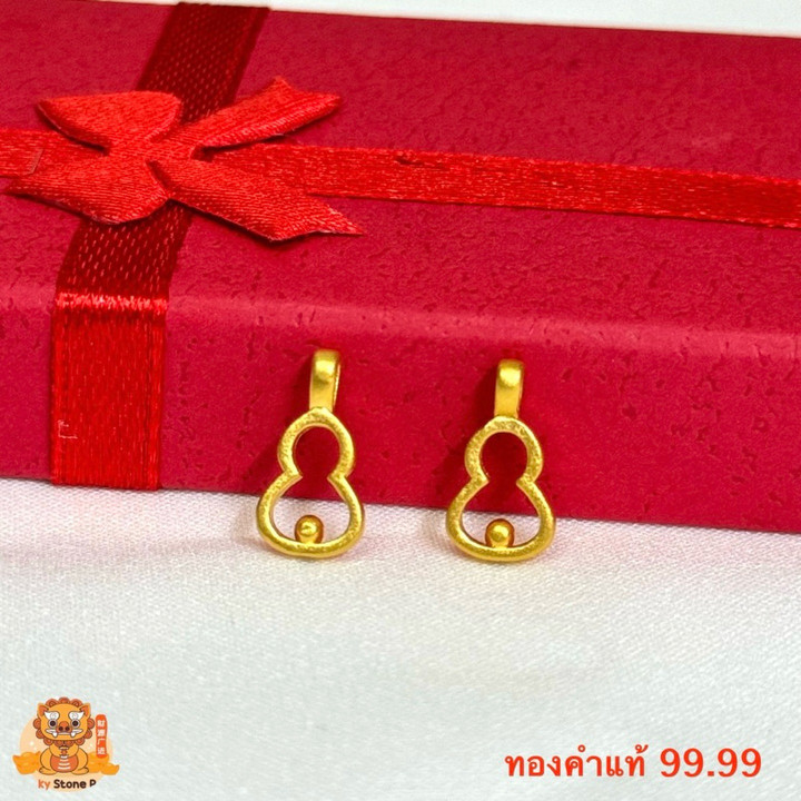 纯金财富吊坠 | 招财进宝