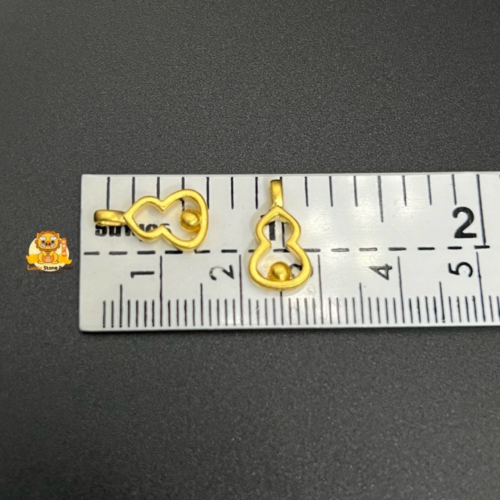 纯金财富吊坠 | 招财进宝