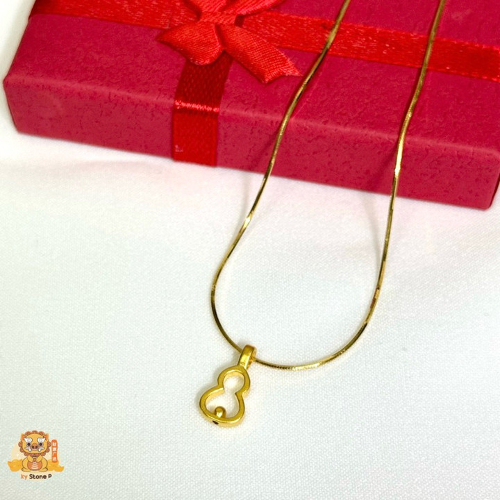 纯金财富吊坠 | 招财进宝