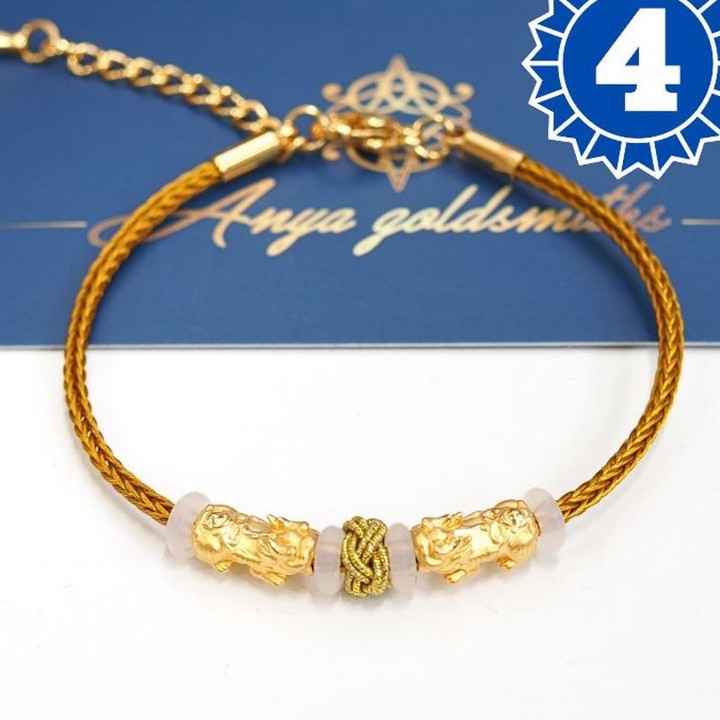 Lucky Pi Xiu Gold Pendant | Pure & Auspicious Symbol
