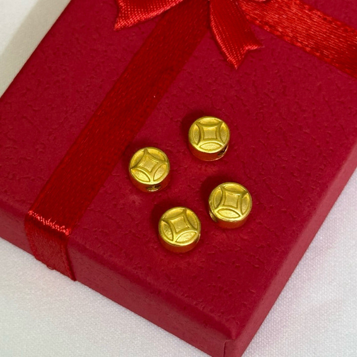 Pièce de monnaie chinoise en or pur avec certificat d'authenticité