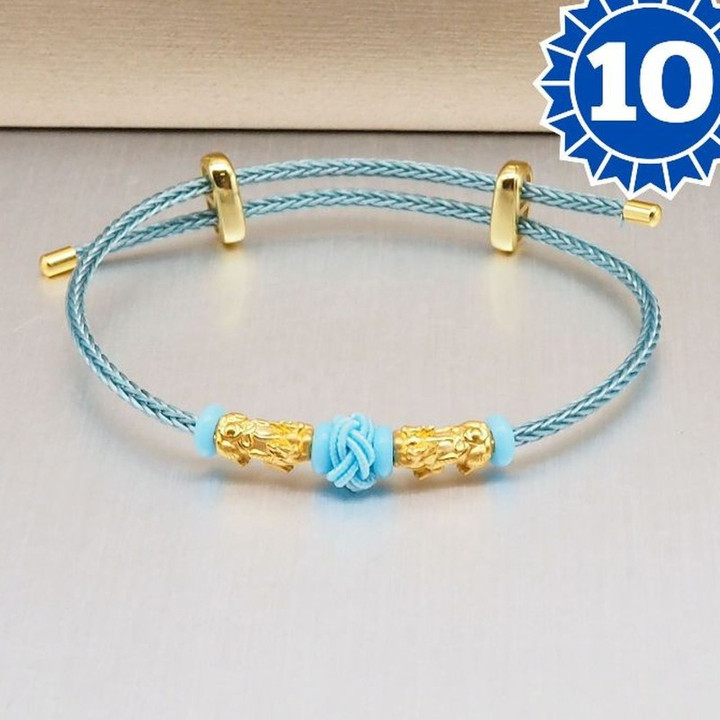 Lucky Pi Xiu Gold Pendant | Pure & Auspicious Symbol