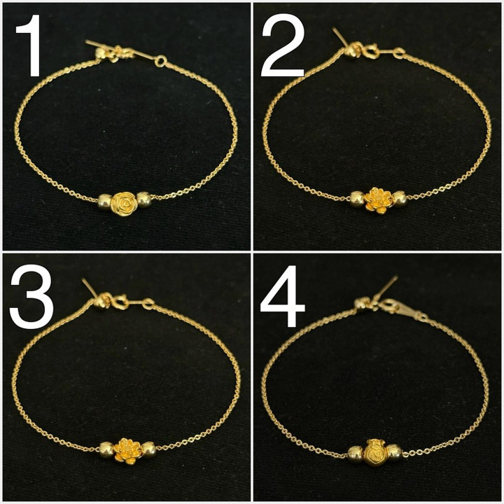 Bracelet de luxe en or avec breloques | Authentique et garanti