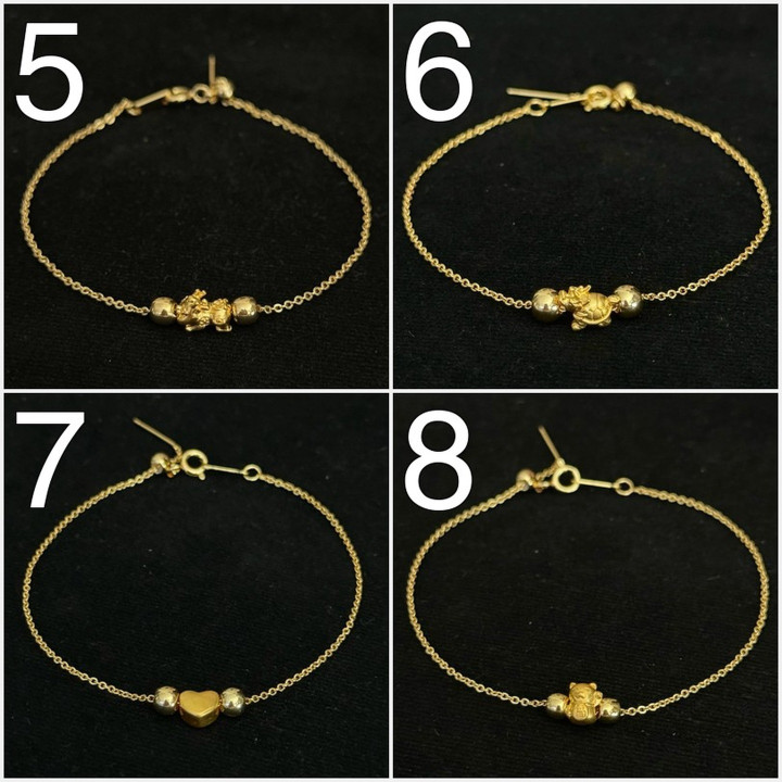 Bracelet de luxe en or avec breloques | Authentique et garanti