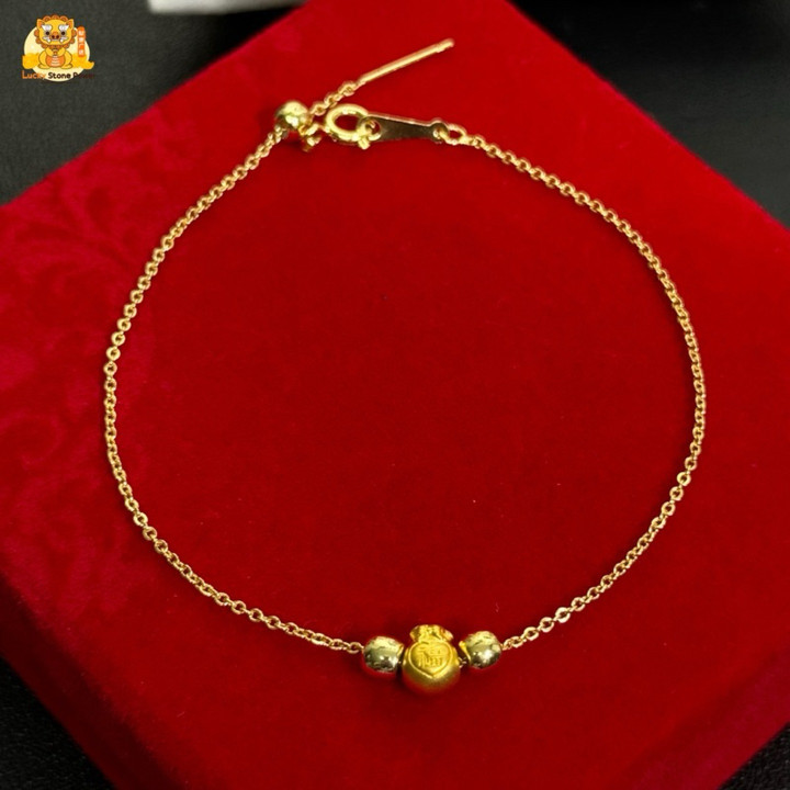 Bracelet de luxe en or avec breloques | Authentique et garanti