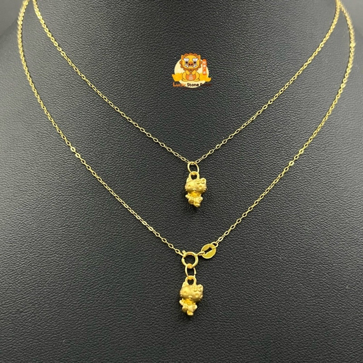 纯金Hello Kitty吊坠 | 99.9%正品，附带认证