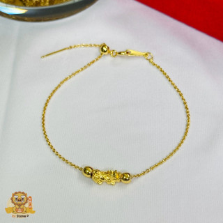 Gold Pixiu Bracelet | 99.9% Pure Gold Charm | Authenticated