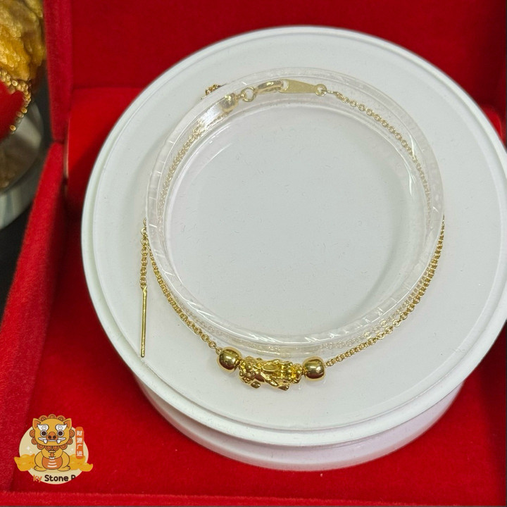 金貔貅手链 | 99.9%纯金吊坠 | 已认证