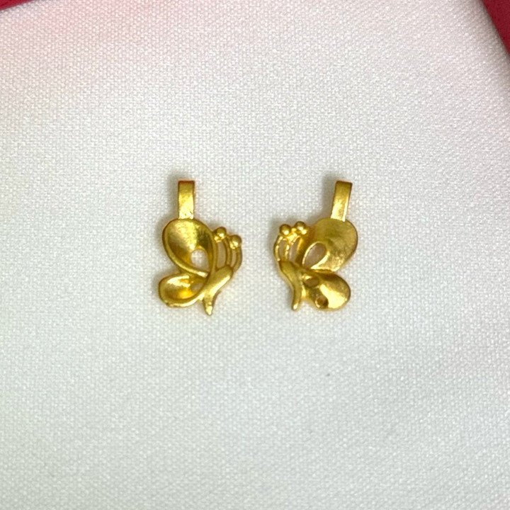 纯金蝴蝶吊坠（0.1克）——保证正品
