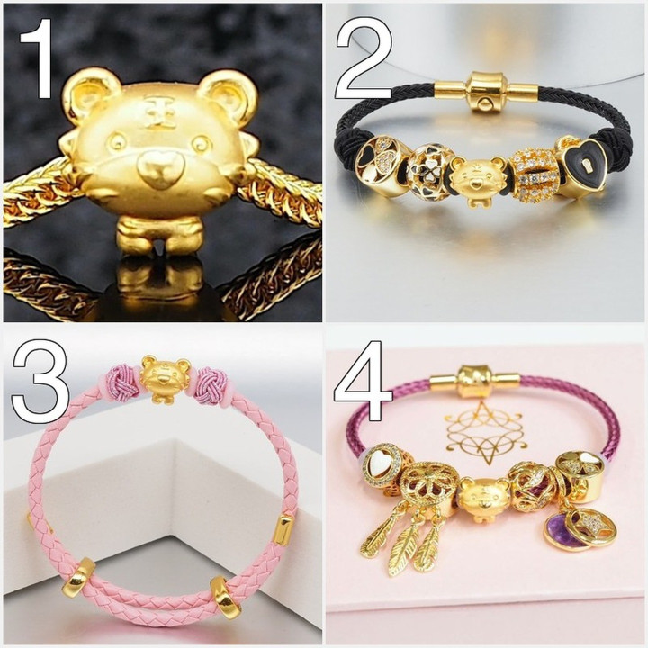 用 Anya 24K 金吊坠庆祝虎年