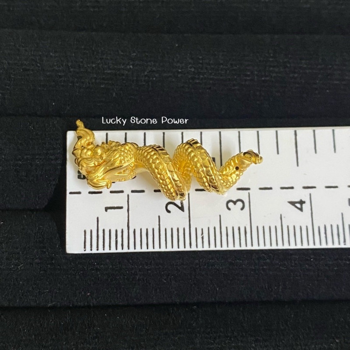 纯金那伽吊坠 | 99.9% 真品 | 附带证书