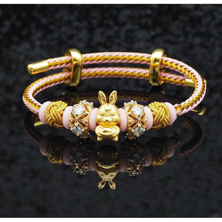 Solid Gold Anya Rabbit Charm | 99.99% Pure & Adorable