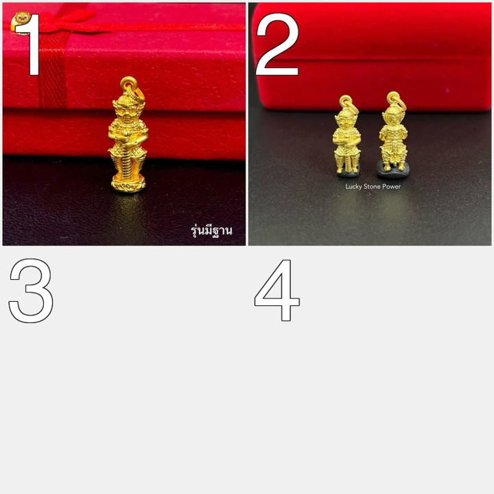 纯金 Thao Wessuwan 吊坠 | 经鉴定，精美绝伦