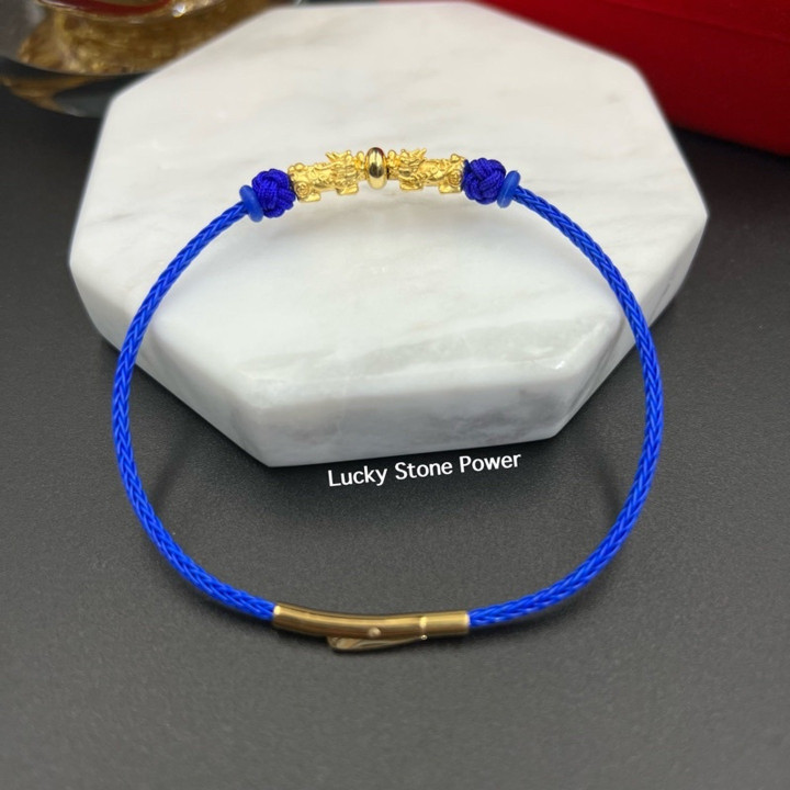 纯金貔貅手链 - 正品可佩戴的幸运符