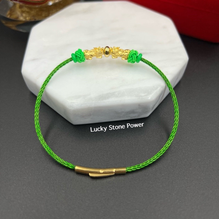 纯金貔貅手链 - 正品可佩戴的幸运符