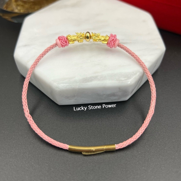 纯金貔貅手链 - 正品可佩戴的幸运符