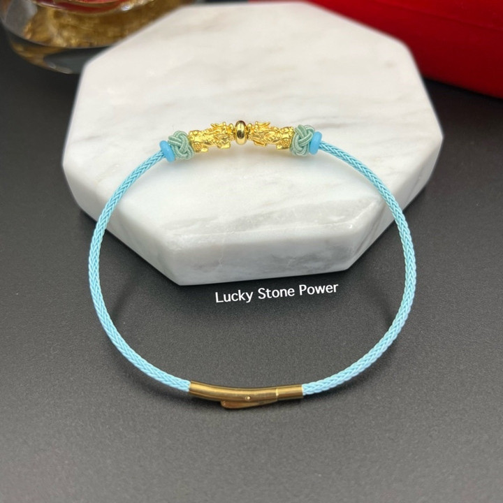 纯金貔貅手链 - 正品可佩戴的幸运符