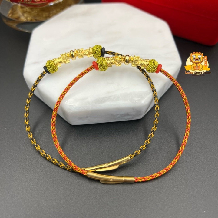 纯金貔貅手链 - 正品可佩戴的幸运符