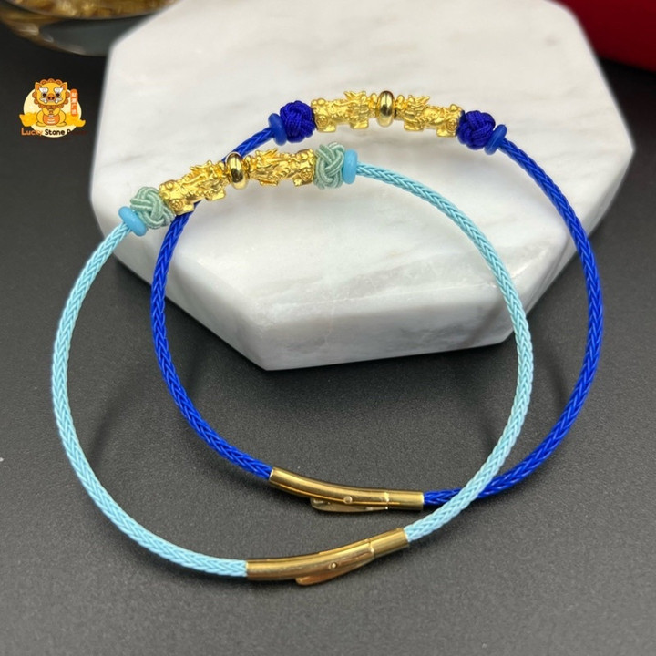 纯金貔貅手链 - 正品可佩戴的幸运符