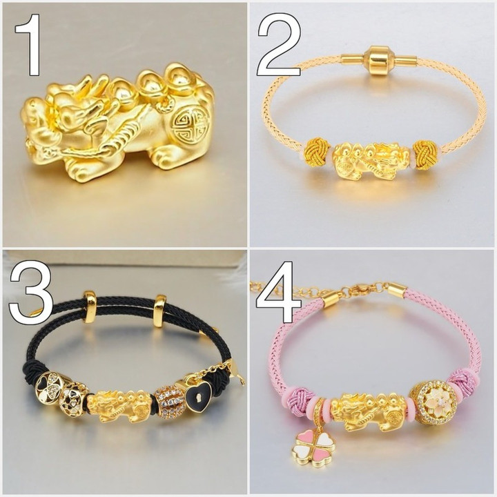 Gold Pi Xiu Pendant | Lucky Charm | 99.9% Pure Gold