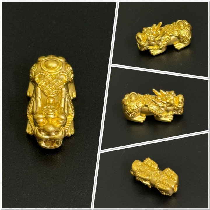 纯金貔貅护身符 | 吉祥物及投资品 | 附带证书