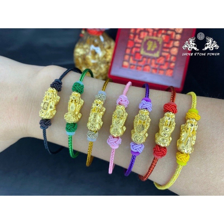纯金貔貅手链 | 99.9% 真品，优雅精致