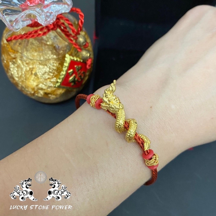 Pure Gold Naga Serpent Bracelet | Luxury & Symbolism