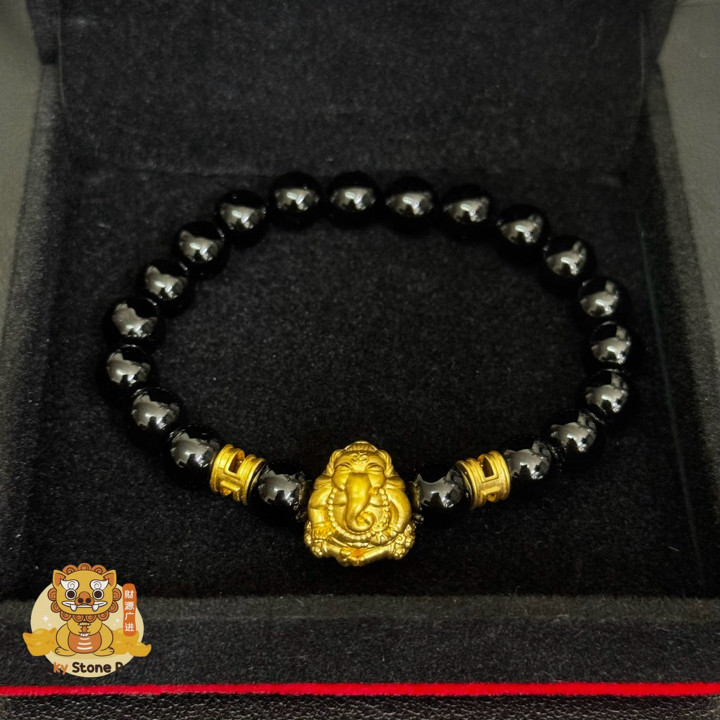 纯金象头神手链 | 正宗且具有象征意义的珠宝