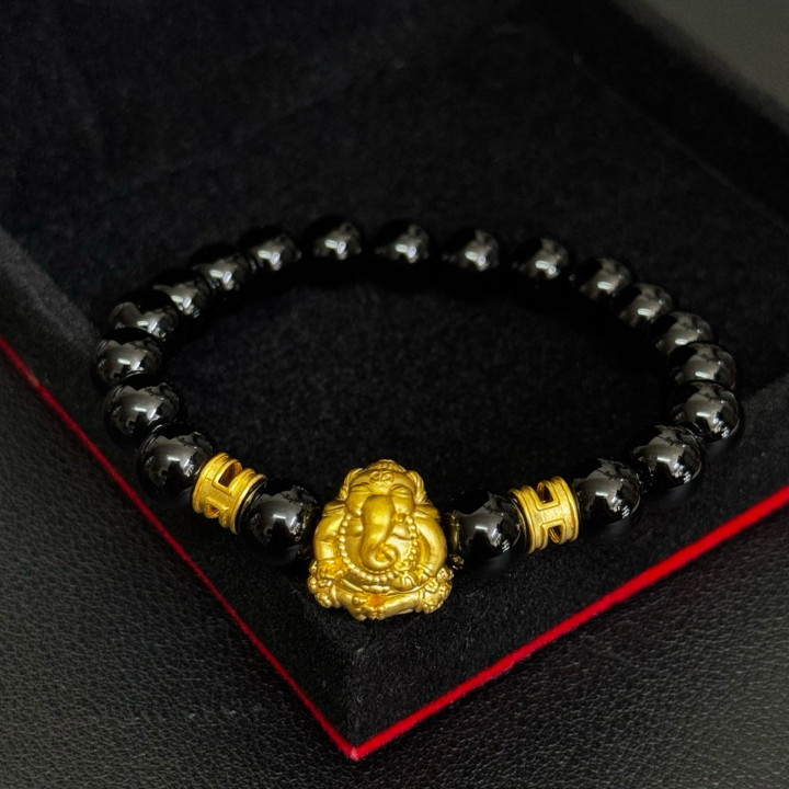 纯金象头神手链 | 正宗且具有象征意义的珠宝