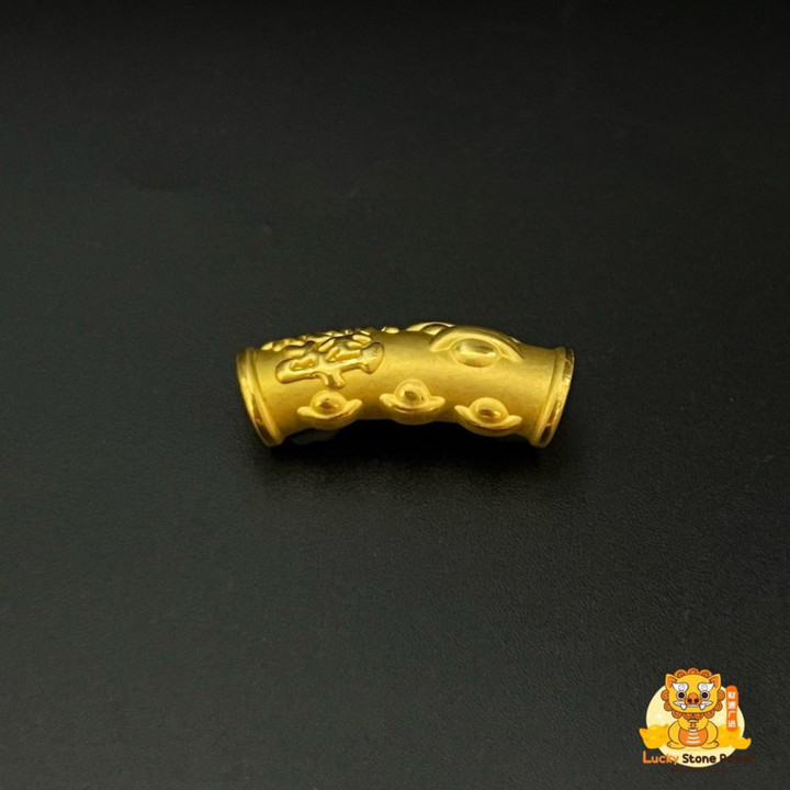 تعليقة من الذهب الخالص الأصلي - تصميم سبيكة وشخصية