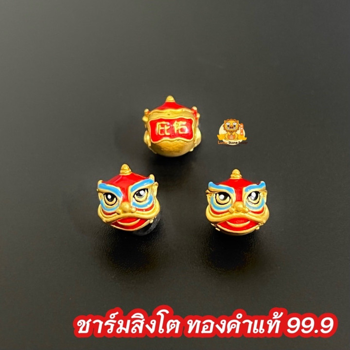 纯金狮头吊坠 | 99.9% 真品保证