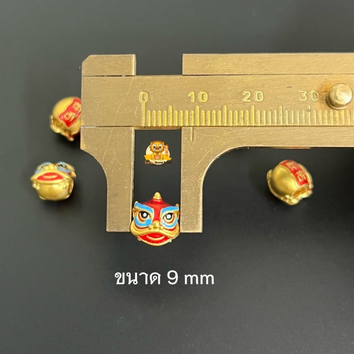 纯金狮头吊坠 | 99.9% 真品保证