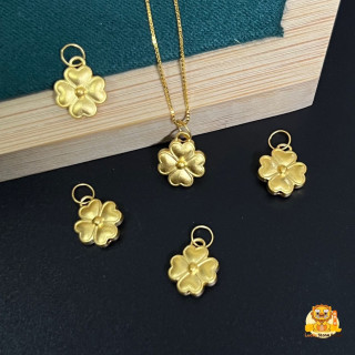 纯金四叶草吊坠 | 0.19-0.2克 | 附鉴定证书