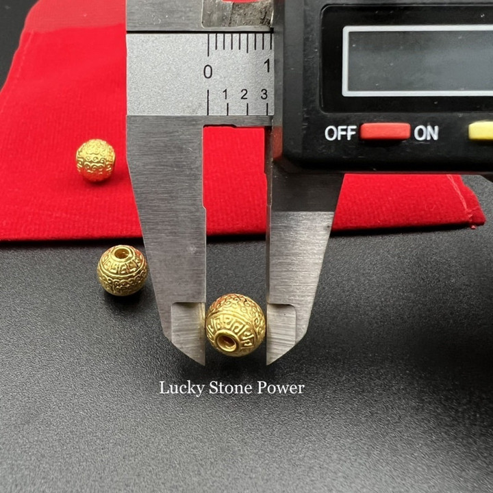 Gold Ball Charms: 99.9% Pure, Interlocking Design, Authenticated