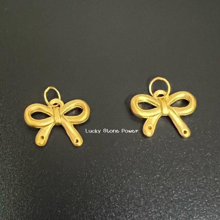 纯金蝴蝶结吊坠 | 0.27-0.28克 | 附带证书