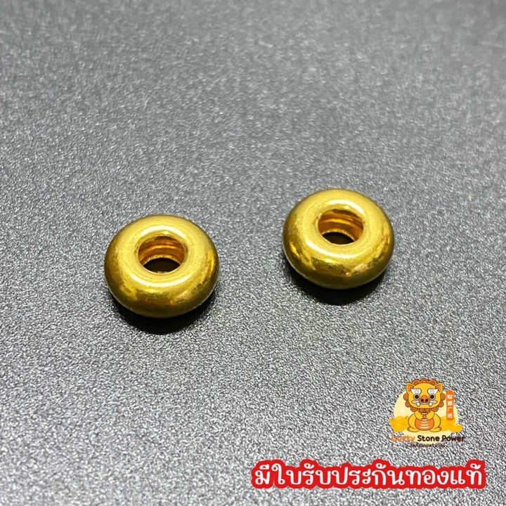 纯金戒指 | 99.99% 真品 | 0.4-0.5克，附带证书