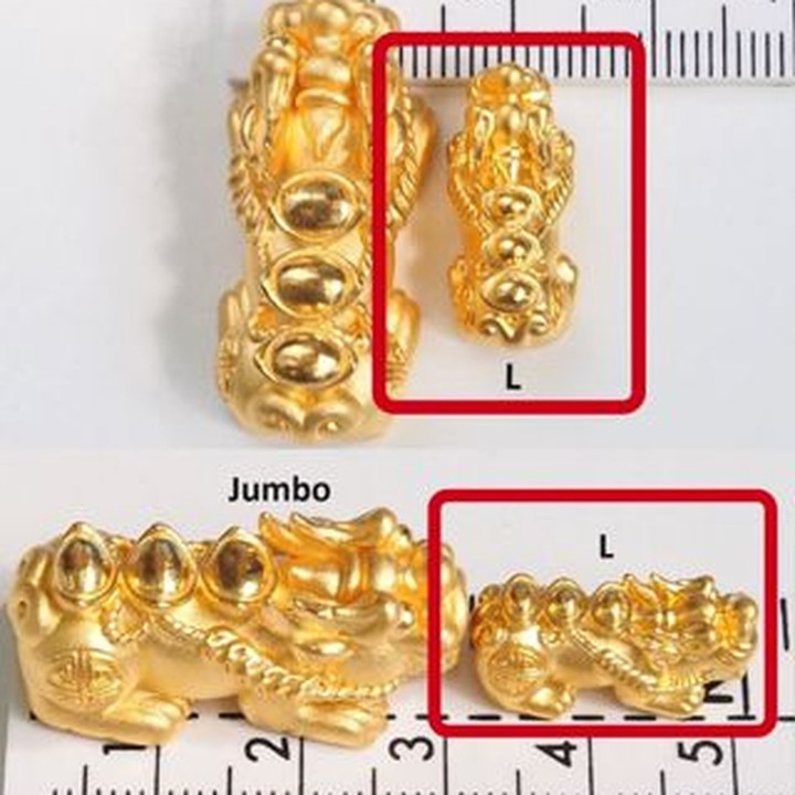 Gold Pi Xiu Pendant | Lucky Charm | 99.9% Pure Gold