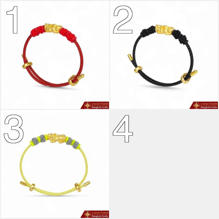 纯金貔貅手链：辟邪保平安