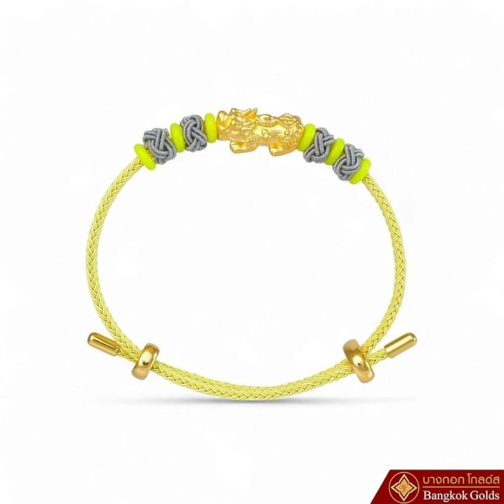 纯金貔貅手链：辟邪保平安