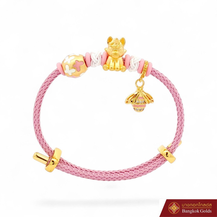 AAA级99.99纯金独角兽手链 | 曼谷金饰