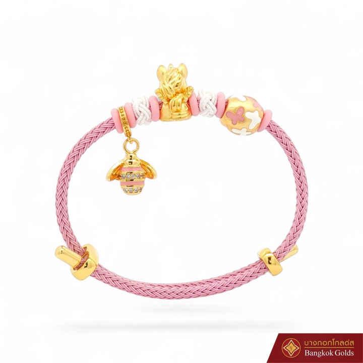 AAA级99.99纯金独角兽手链 | 曼谷金饰