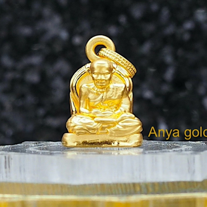 Pure Gold Luang Pu Thuad Pendant (0.7-0.75g)