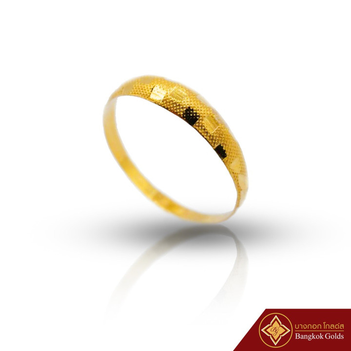 正品耀华力曼谷金戒指（0.6克，款式多样）