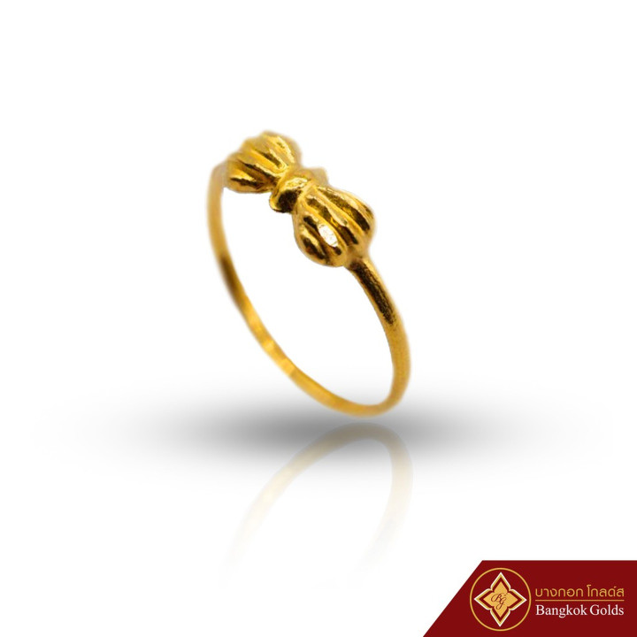 正品耀华力曼谷金戒指（0.6克，款式多样）